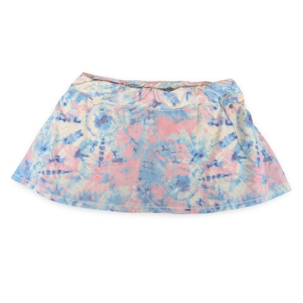 Queenieke Pastel Tie Dye Athletic Tennis Skort XXL